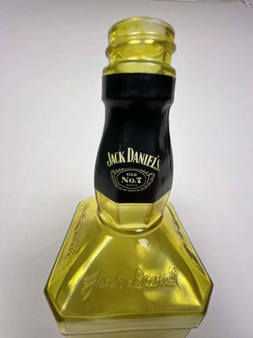 Jack Daniel's Old No. 7 Empty Tennessee Whiskey Glass Bottle
